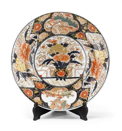 Large Japanese imari charger   