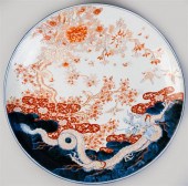 LARGE JAPANESE IMARI CHARGER,
