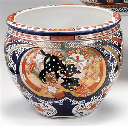 Large Japanese imari jardinere   