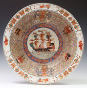 LARGE JAPANESE IMARI PORCELAIN