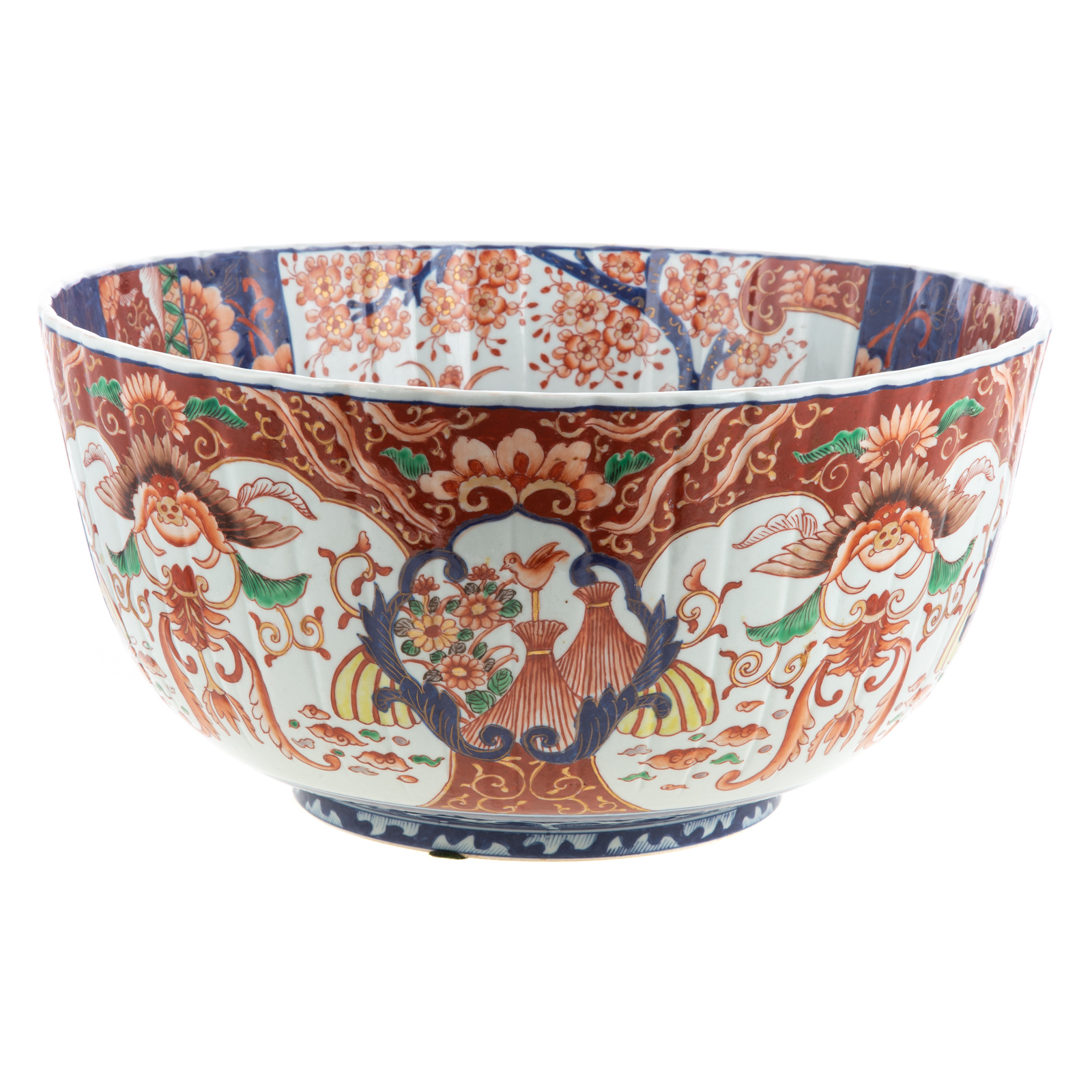 LARGE JAPANESE IMARI PUNCHBOWL
