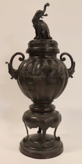 LARGE JAPANESE MEIJI? BRONZE L
