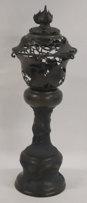 LARGE JAPANESE MEIJI BRONZE TA