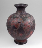 LARGE JAPANESE TOTAI CLOISONNE