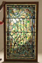 LARGE JEWELED ART NOUVEAU FRAM