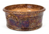 LARGE JOHN BELL SIGNED REDWARE