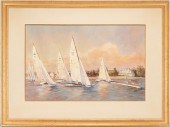 LARGE JOHN GABLE W/C, SAILBOAT