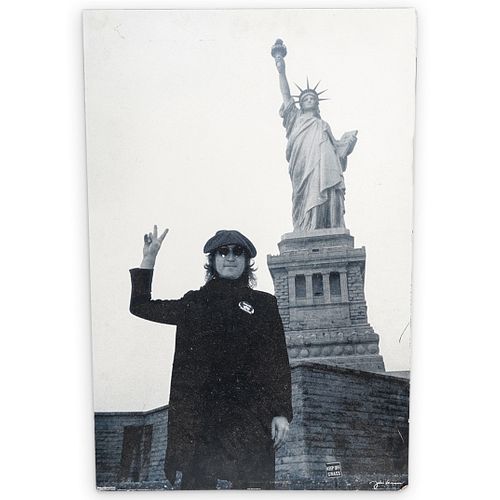 LARGE JOHN LENNON STATUE OF LIBERTY