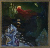 LARGE JOSEPH LOMOFF O/C PAINTI