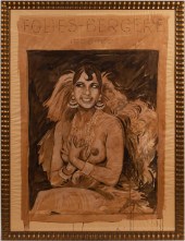 LARGE JOSEPHINE BAKER ART DECO