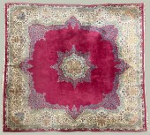 LARGE KERMAN WOOL RUGLARGE KER