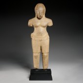 LARGE KHMER STYLE STONE CARVIN