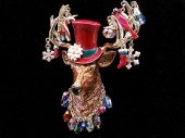 Large Kirks Folly Enamel Reind