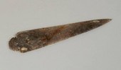 LARGE KNAPPED FLINT PROJECTILE