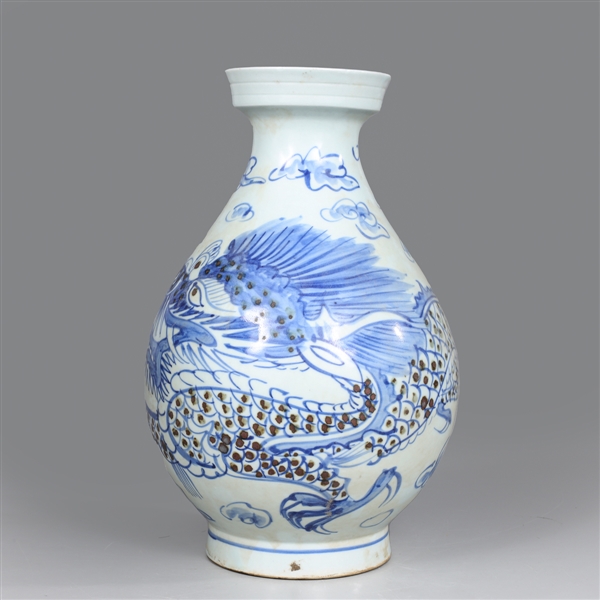 Large Korean blue, red and white