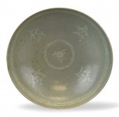 LARGE KOREAN CELADON GLAZED BO