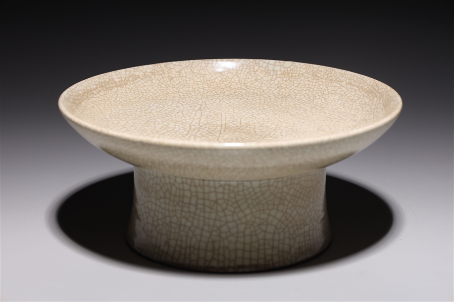 Large Korean crackle glazed ceramic