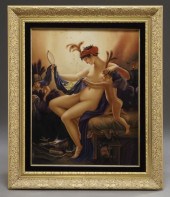 Large KPM Berlin painted porce