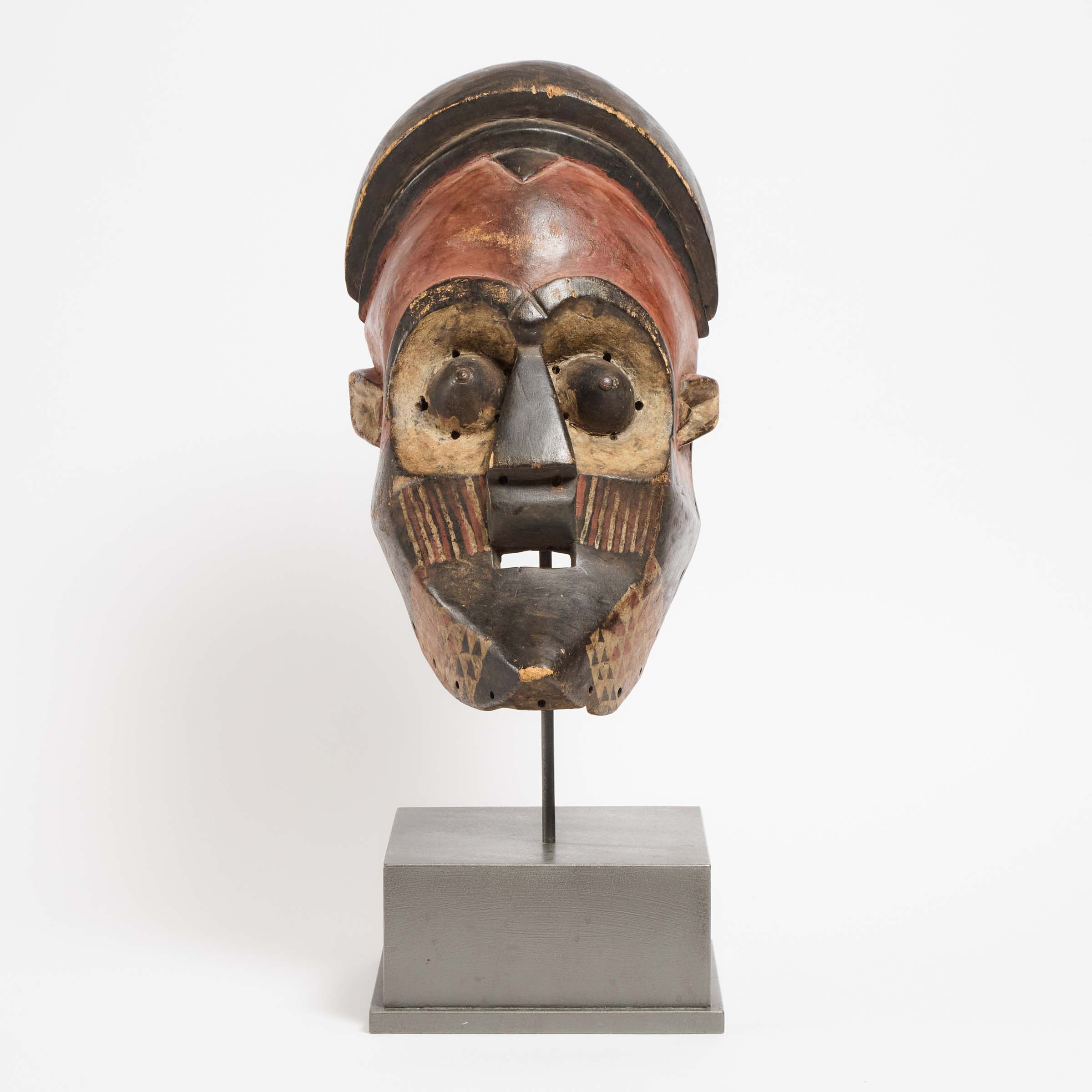 Large Kuba Initiation Mask,