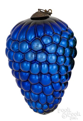 LARGE KUGEL BLUE GRAPE CHRISTMAS