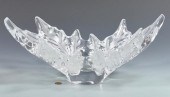 LARGE LALIQUE GLASS FERN CENTE