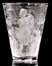 LARGE LALIQUE ONDINES CLEAR &A