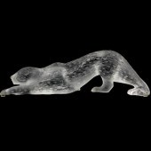 LARGE LALIQUE "ZEILA" CRYSTAL