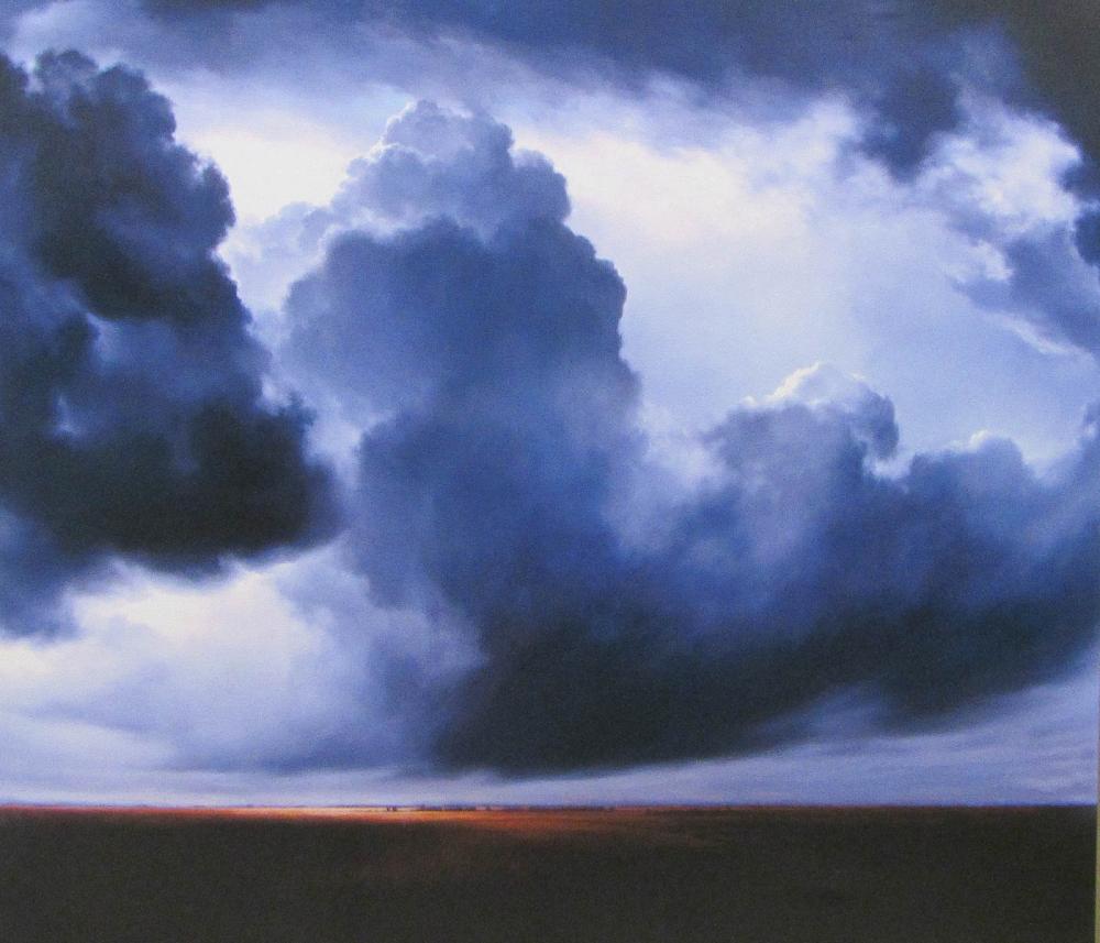 LARGE LANDSCAPE WITH STORM