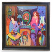 LARGE LE KNIFF STYE OIL PAINTI