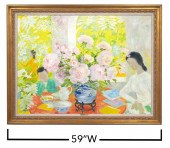 LARGE LE PHO OIL PAINTING WALL