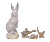 LARGE LEAD GARDEN RABBIT<br>La