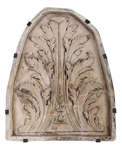 LARGE LEAF DECORATED MOLDED