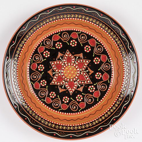 LARGE LESTER BREININGER REDWARE