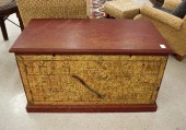 LARGE LIFT-TOP STORAGE CHEST,