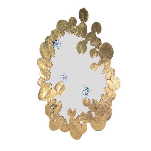 LARGE LILLY PAD FLORAL DESIGN