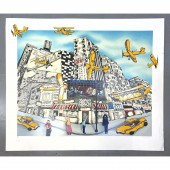 Large Linnea Pergola Lithograp