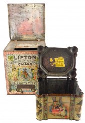 LARGE LIPTON CEYLON TEA AND LA