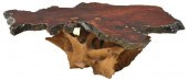 LARGE LIVE EDGE SLAB TOP BURLW