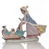 LARGE LLADRO FIGURINE, PLAYFUL