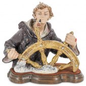 LARGE LLADRO “HELMSMAN” PORCEL