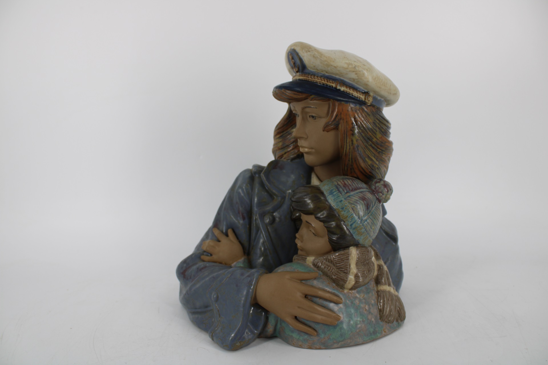 LARGE LLADRO PORCELAIN MOTHER AND