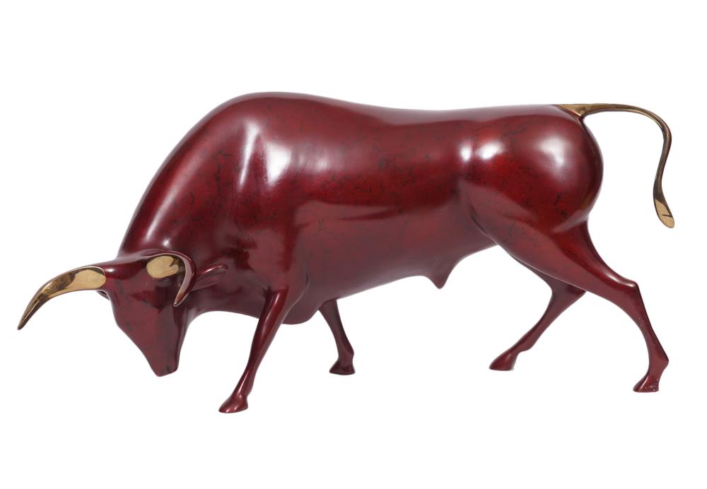 LARGE LOET VANDERVEEN 'TORO' BRONZE