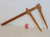 LARGE LOG WOOD CALIPER, A.B. O