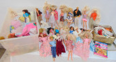 LARGE LOT BARBIE & KEN DOLLS &