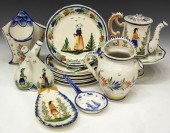 LARGE LOT HB & HENRIOT QUIMPER