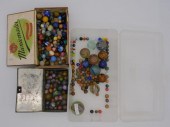 LARGE LOT OF 19TH C. MARBLES.