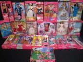 Large lot of 25 Barbie dolls f