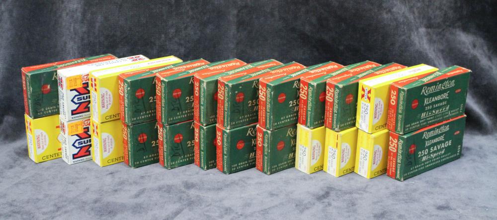 LARGE LOT OF 250 SAVAGE CALIBER