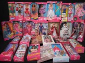 Large lot of 27 Barbie dolls f