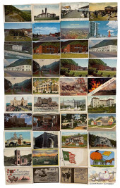 LARGE LOT OF 40 POSTCARDS.<br>